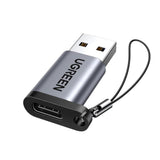 محول UGREEN من USB-A 3.0 إلى USB-C، رمادي - US276