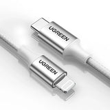 UGREEN USB-C to Lightning Cable - 1 Meter / Silver