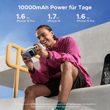 بنك الطاقة اللاسلكي المغناطيسي UGREEN Uno بسعة 10000 مللي أمبير وقوة 15 واط (PB764)