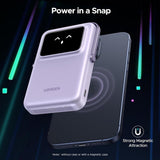 UGREEN Uno Magnetic Wireless Power Bank 10000mAh 20W Purple - PB572