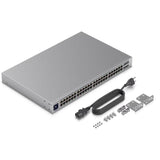 Ubiquiti Standard 48 PoE 48-port, Layer 2 PoE switch with a silent, fanless cooling system