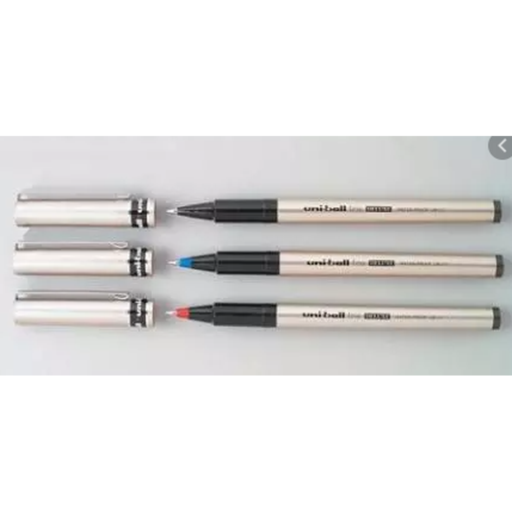 Uniball Fine Deluxe Pkt Of 12 Pcs Ub-177-Bl-Pens-UNI BALL-Black-Star Light Kuwait