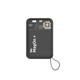 SIA Magnetic 10000mAh Power Bank | RGB Fan | PD 20W | 15W Wireless – Gray