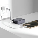 SIA Volt Link SIPB35WTC-GR POWER BANK 10K Mah 35W PD/PPS WITH BUILT IN TYPE-C CABLE GRAY