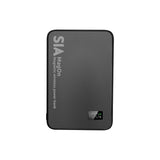SIA MagOn Magnetic power bank metal Body PD 20W-Wireless Charging 15W 10000Mah black