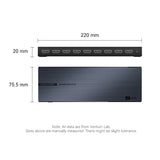 Vention 1-in 8-Out HDMI Splitter 4K@60Hz Black Aluminum Alloy EU Standard