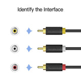 Vention 3RCA to 3RCA AV Cable 1.5M Black