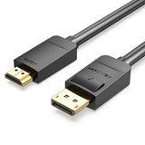 Vention DP to HDMI Cable 2M Black