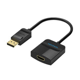 Vention Display Port to HDMI Converter 0.15M Black