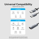 Vention HDMI-A to USB-C/USB-A Video Capture Card 0.1M Gray