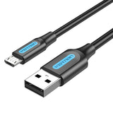 Vention USB 20 A Male to Micro B Male 3A Cable 15M Black