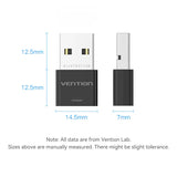 محول بلوتوث USB من أوريكو 5.0 - أسود