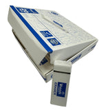 Eraser with a box on a white surface
