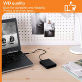 قرص صلب خارجي محمول WD Elements بسعة 1 تيرابايت، منفذ USB 3.0 / WDBUZG0010BBK