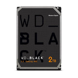 WD 2TB Black SATA 3.5 HDD PC Desktop, 7200 RPM