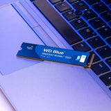WD Blue 1TB NVMe Internal Solid State Drive SSD-Gen4x4 PCIe 16Gb/s,M.2 2280,Up to5000MB/s-WDS100T4B0E