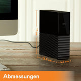 قرص صلب مكتبي WD My Book بسعة 12 تيرابايت ومنفذ USB 3.0، طراز WDBBGB0120HBK-EESN
