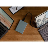 قرص صلب خارجي WD My Passport - سعة 6 تيرابايت / سرعة نقل بيانات تصل إلى 5 جيجابت/ثانية / منفذ USB 3.2 من الجيل الأول / منفذ USB-C / رمادي