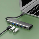 موزع USB-C متعدد الوظائف WIWU ALPHA 5 في 1