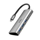 WIWU ALPHA A532ST 5 في 1 USB C HUB