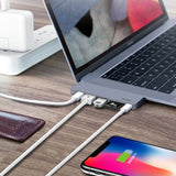 WIWU USB نوع C 7 في 1 USB C HUB
