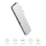 WIWU USB نوع C 7 في 1 USB C HUB