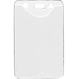 Waterproof Clear Plastic Vertical Name Tag Badge Id Card Holders 100Pc/Set-Cards And Id-Other-Star Light Kuwait