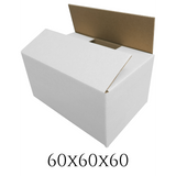كرتون شحن أبيض 60x60x60 سم