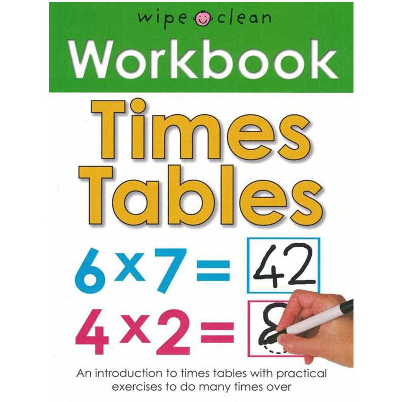 Write And Wipe Multiplication Practice Book-School Supplies-Other-Star Light Kuwait