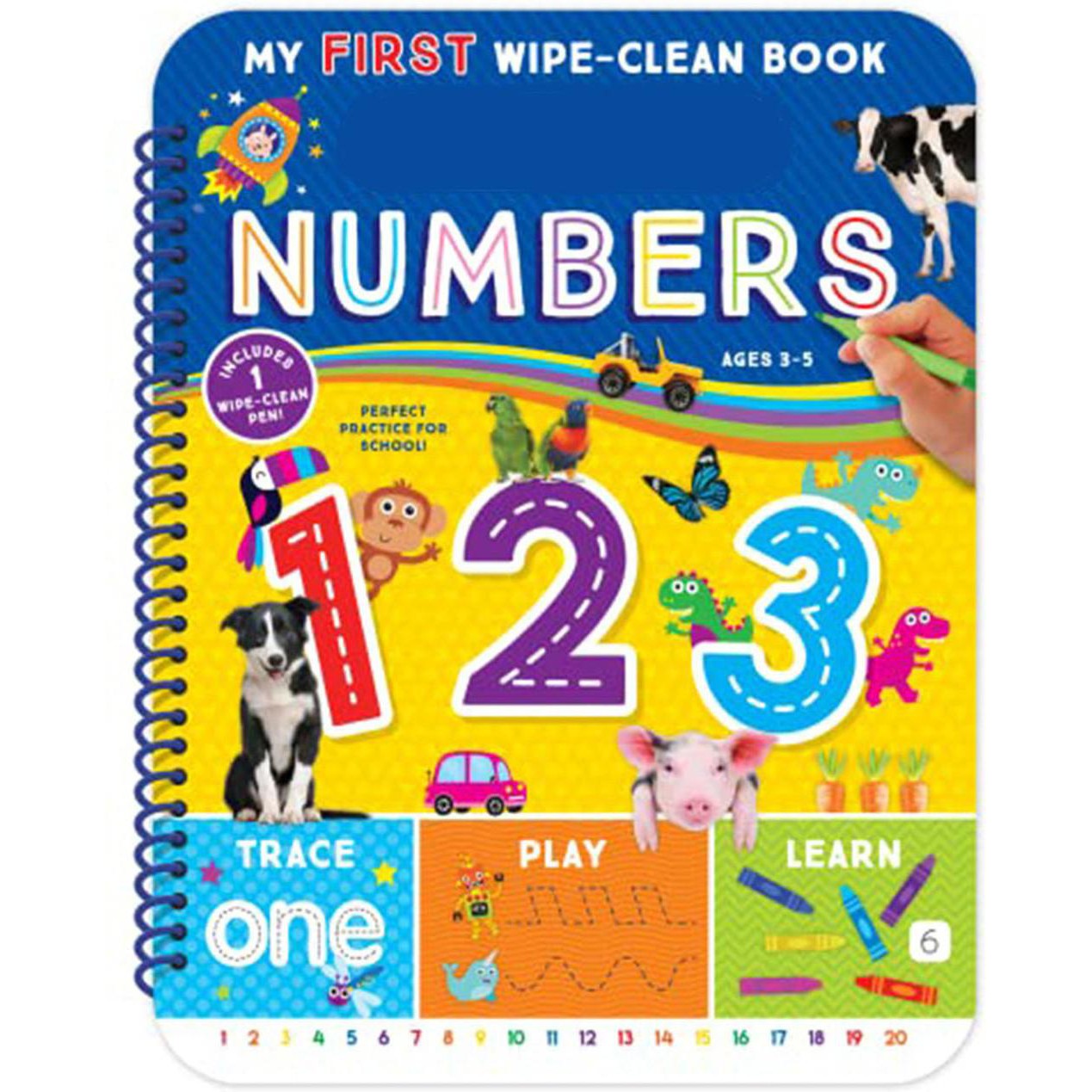 Write And Wipe Numbers Practice Book-School Supplies-Other-Star Light Kuwait