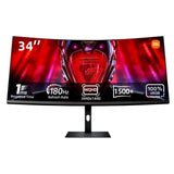 Xiaomi Curved Gaming Monitor G34WQi - 34" WQHD / 180Hz / 1ms / HDMI 2.0 / Display Port - Black