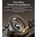 Yesido 360° Magnetic Phone Holder – 3-Axis Stabilization, Zinc Alloy Body