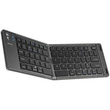 Yesido Bluetooth 5.0 Folding Keyboard – Magnetic Design, Long Battery, 65 Keys arabic