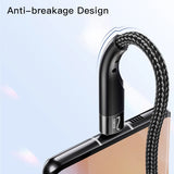Yesido CA109 Fast Charging Data Cable - 3M / USB / Micro - Black