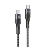 كابل بيانات وشحن سريع من نوع Type-C إلى Type-C بقوة 60 واط من Yesido CA152 - أسود