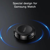 شاحن لاسلكي مغناطيسي محمول لساعة سامسونج الذكية Yesido DS19، بقوة 2.5 واط، منفذ USB/Type-C، لون أسود
