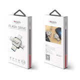 Yesido FL15 4-in-1 OTG Flash Drive - 512GB/ Up to 110 MB/s/ USB 3.0/ Micro/ Type-C/ Lightning Memory Stick