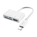 محول Yesido GS12 4 في 1 OTG - أبيض