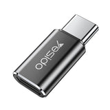 محول Yesido GS22 OTG لأجهزة iPhone - أسود