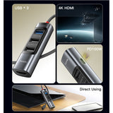 محول Yesido HB22 5 في 1 USB-C OTG