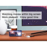 محول الصوت والفيديو Yesido HM06 ذو 8 دبابيس إلى HDMI - Lightning / 1080p / USB - أبيض