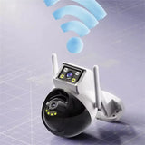 Yesido KM12 Wifi Outdoor Security Camera - 2.4G / 1080p / Wireless - White