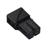 شاحن السفر العالمي Yesido MC17 - 20 واط / USB-C / USB-A / أسود