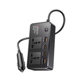 محول طاقة السيارة Yesido VC07 بقدرة 200 واط للشحن السريع مع منفذ USB QC3.0 ومنفذ Type-C PD