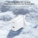 Yesido YC76BC 20W USB-C Fast Charger - Includes Type-C Cable/ White