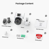 ZOSI C298 2.4GHz WiFi PT Camera with Dual Lens