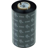 Zebra Wax Ribbon 2300 110Mm X 450M 02300Bk11045-Zebra Ribbons-ZEBRA-Star Light Kuwait