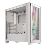 علبة كمبيوتر Corsair 4000D RGB Airflow بيضاء
