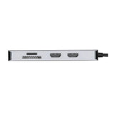 Targus Docking Station - HDMI/USB-A/USB-C/LAN/SD Card / 100W / Silver