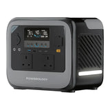 Powerology Pater II Portable Power Station - 700W / 472.5Wh / USB-C /USB-A / Gray